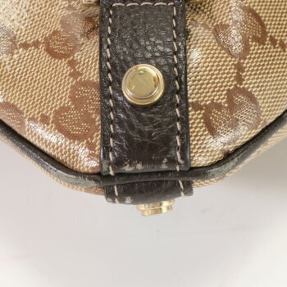 Gucci brown shoulder leather Abbey crossbody bag GG Crystal - Picture 10 of 14